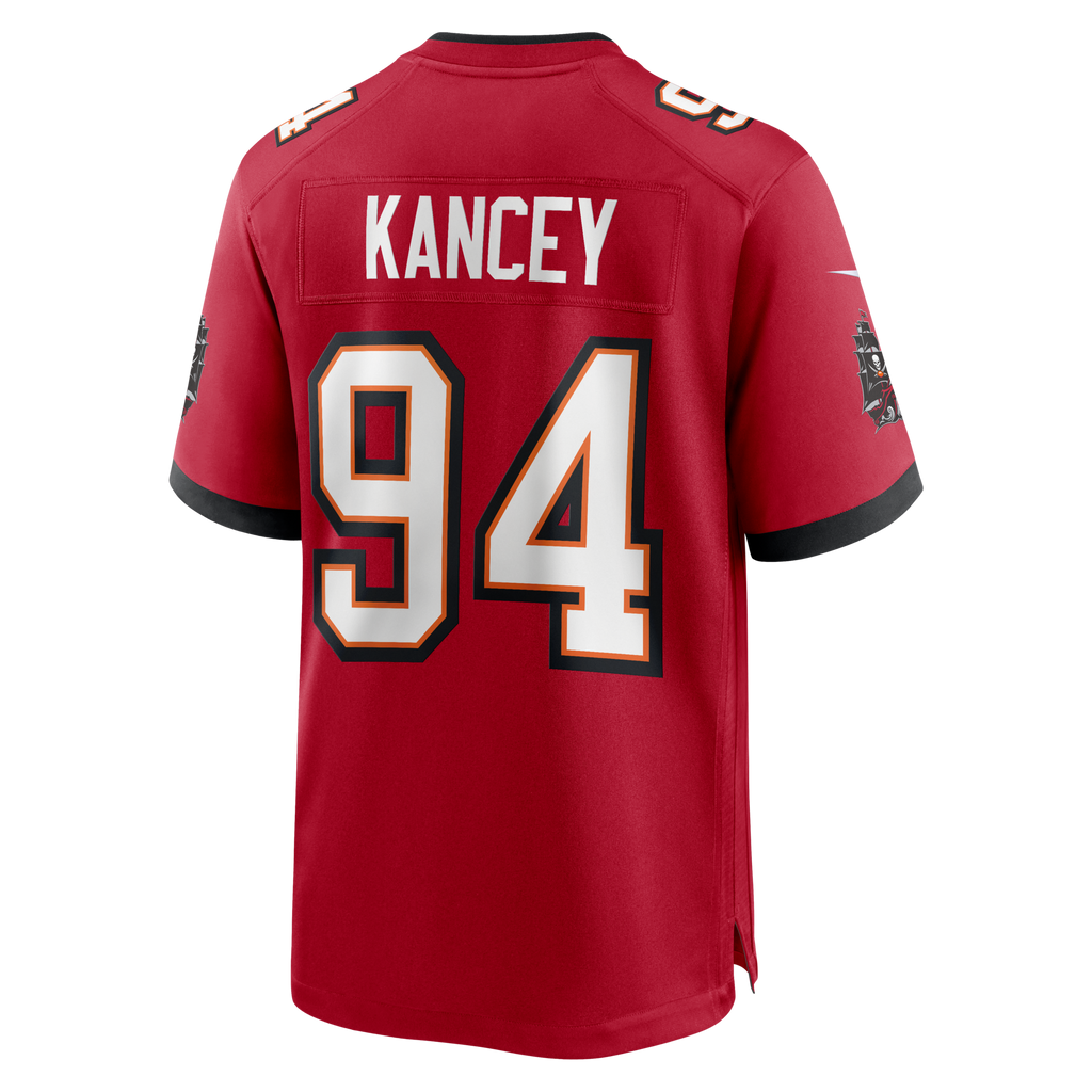 Tampa Bay Buccaneers Calijah Kancey Red Game Football Jersey