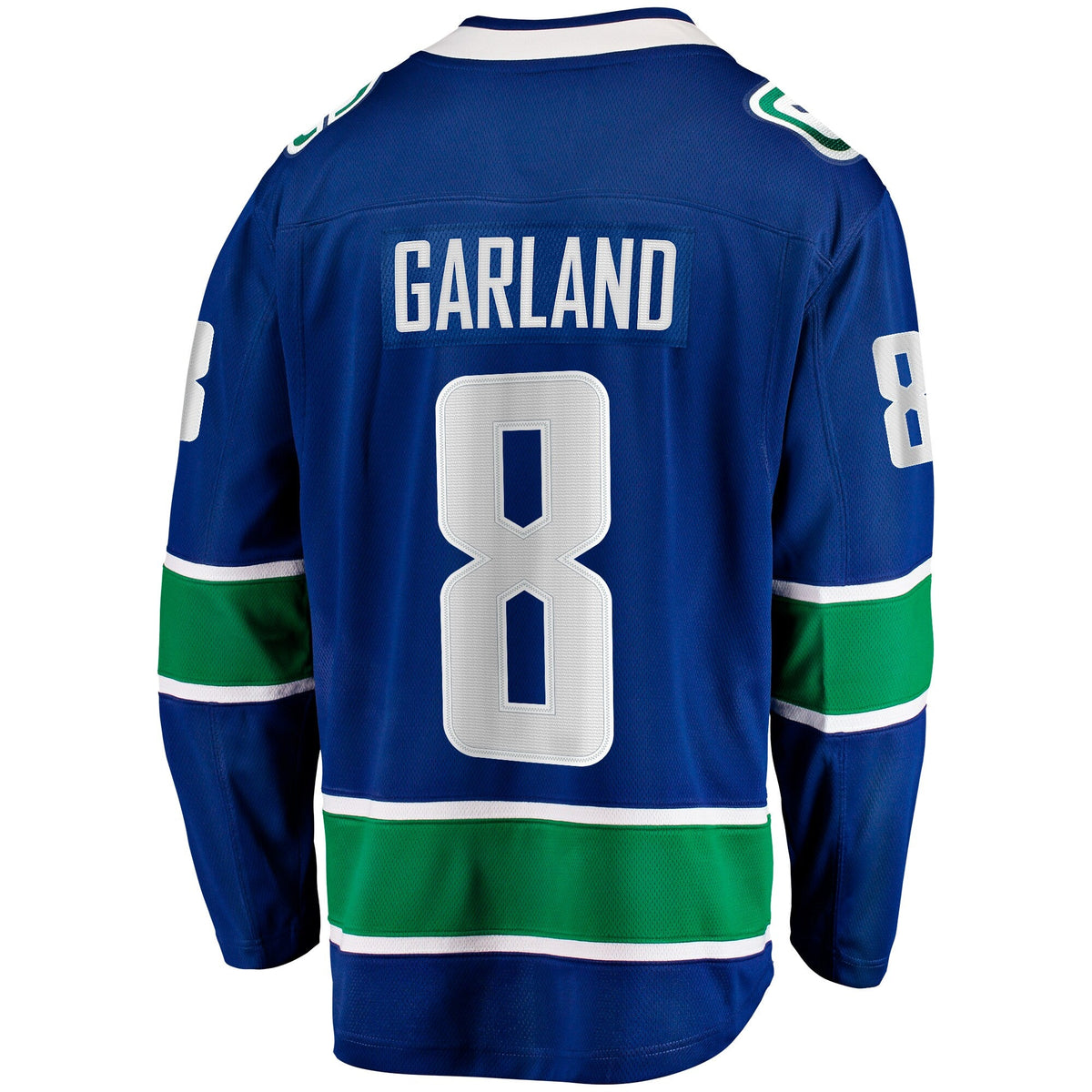 Vancouver Canucks Conor Garland Blue Home Breakaway Hockey Jersey