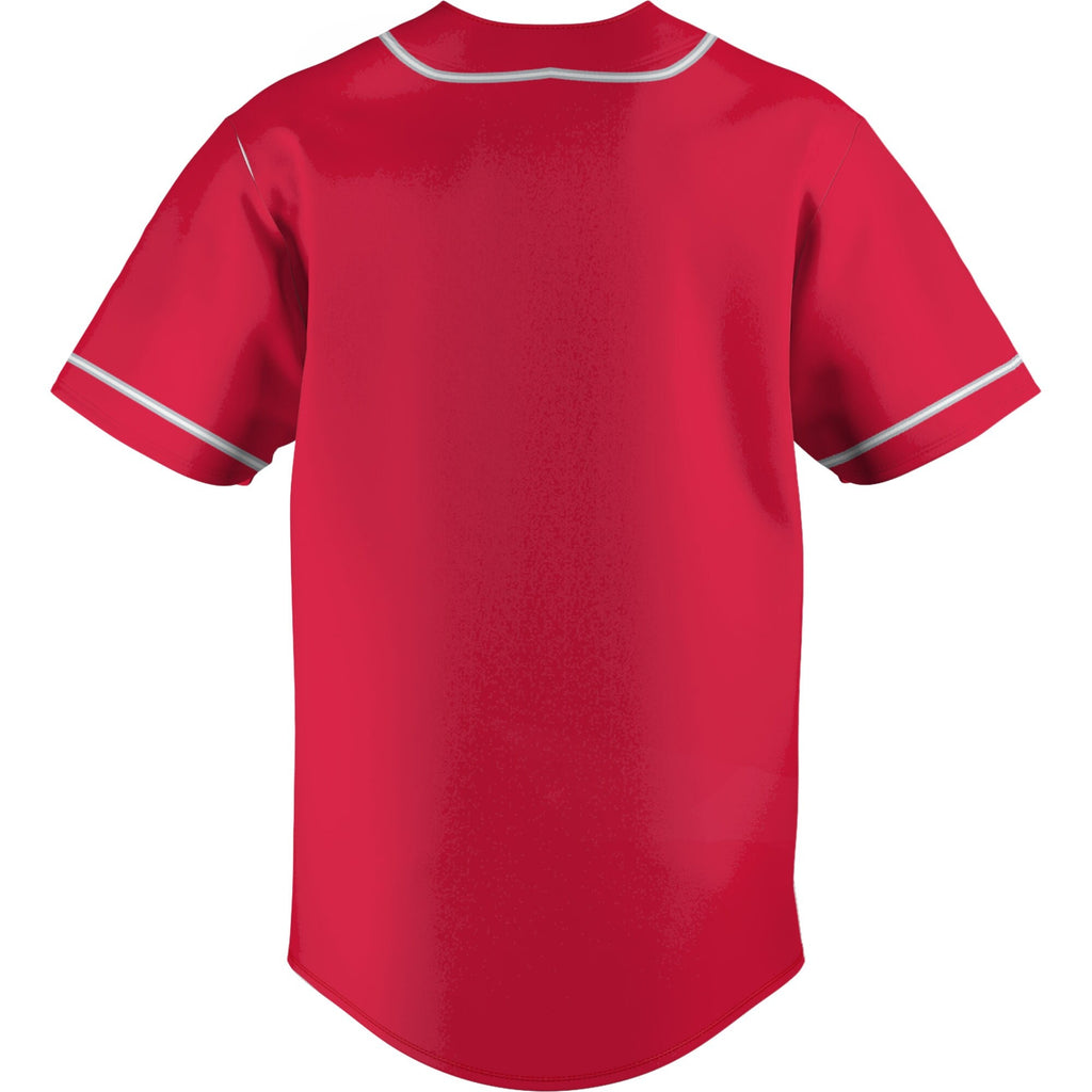 Bradley Braves Lightweight Baseball Jersey - Red