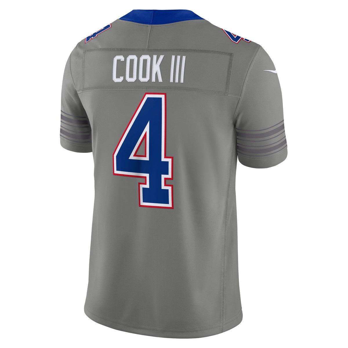 Buffalo Bills James Cook III Gray Nickel City Vapor F.U.S.E. Stitched Limited Football Jersey