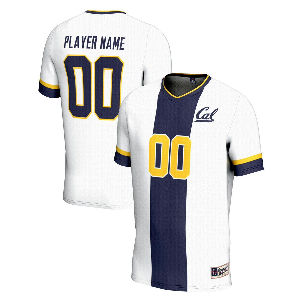 Cal Bears NIL Pick-A-Player Lightweight Soccer Jersey - White