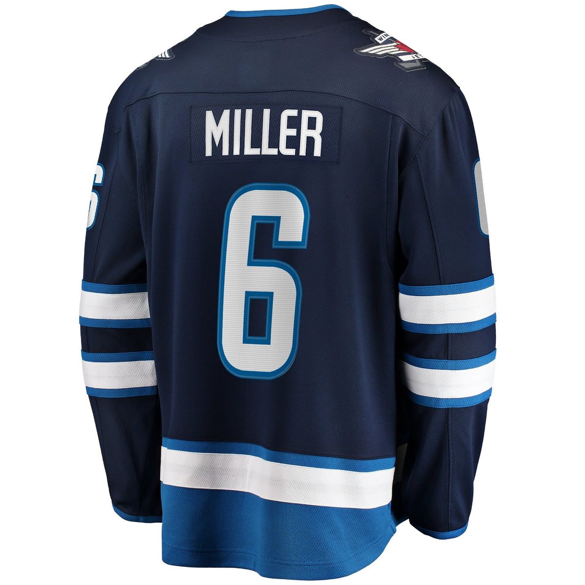 Winnipeg Jets Colin Miller Navy Home Premier Breakaway Player Hockey Jersey