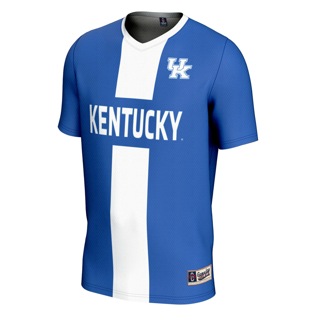 #1 Kentucky Wildcats Lightweight Soccer Fashion Jersey - Royal