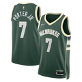 Milwaukee Bucks Icon Edition Swingman Jersey - Hunter Green - Kevin Porter Jr.