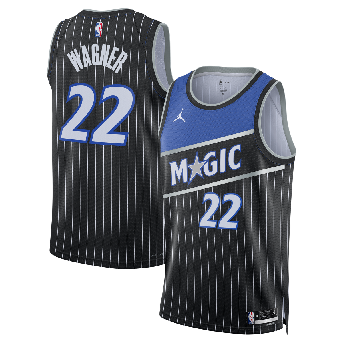 Orlando Magic Statement Edition Swingman Jersey - Black - Franz Wagner