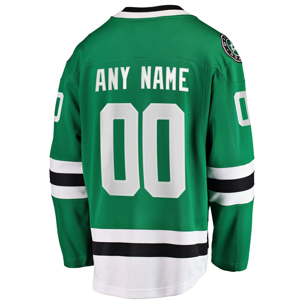 Dallas Stars Green Home Breakaway Custom Hockey Jersey