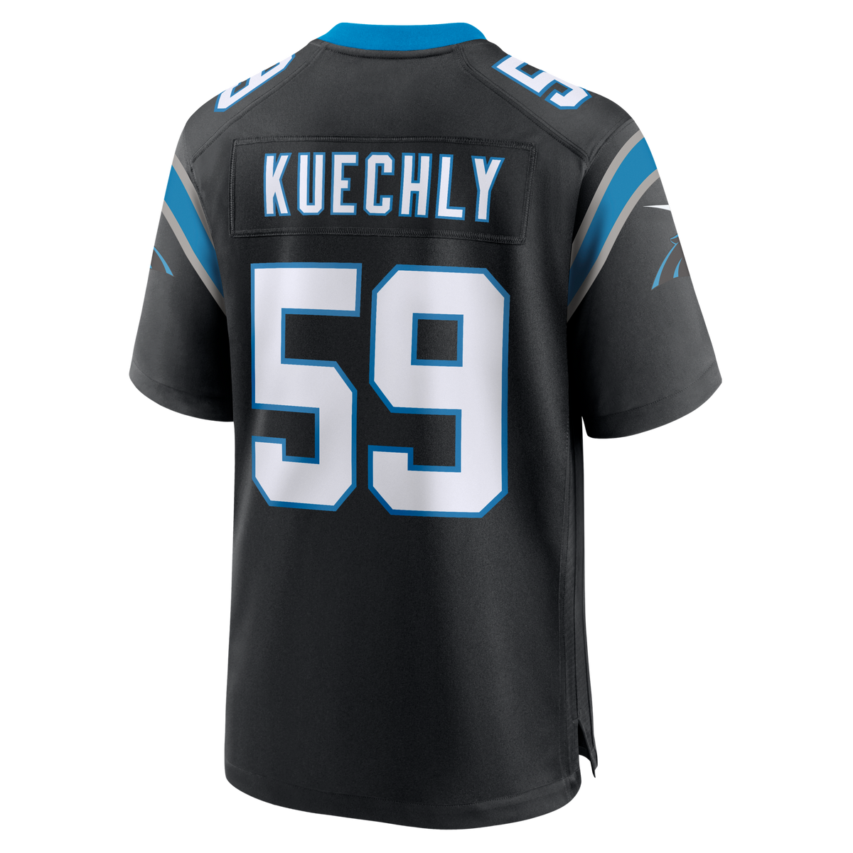 Carolina Panthers Luke Kuechly Black Team Game Football Jersey