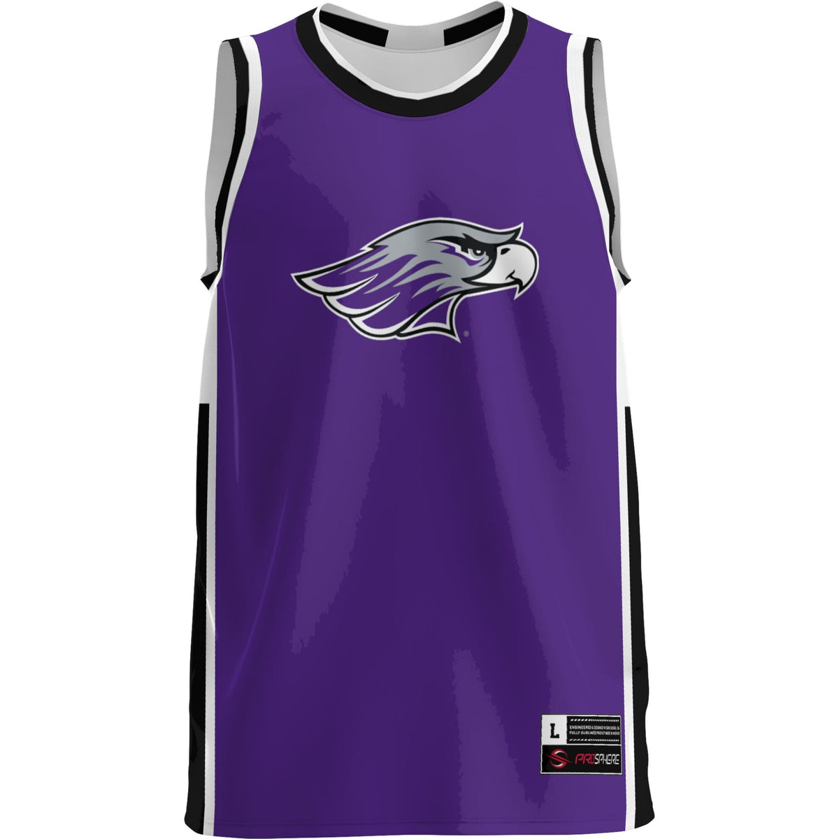 Wisconsin-Whitewater Warhawks Lightweight Basketball Jersey - Purple