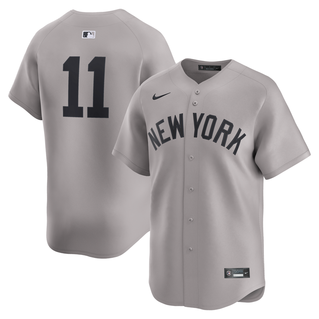 New York Yankees Anthony Volpe Gray Road Limited Player Baseball Jersey