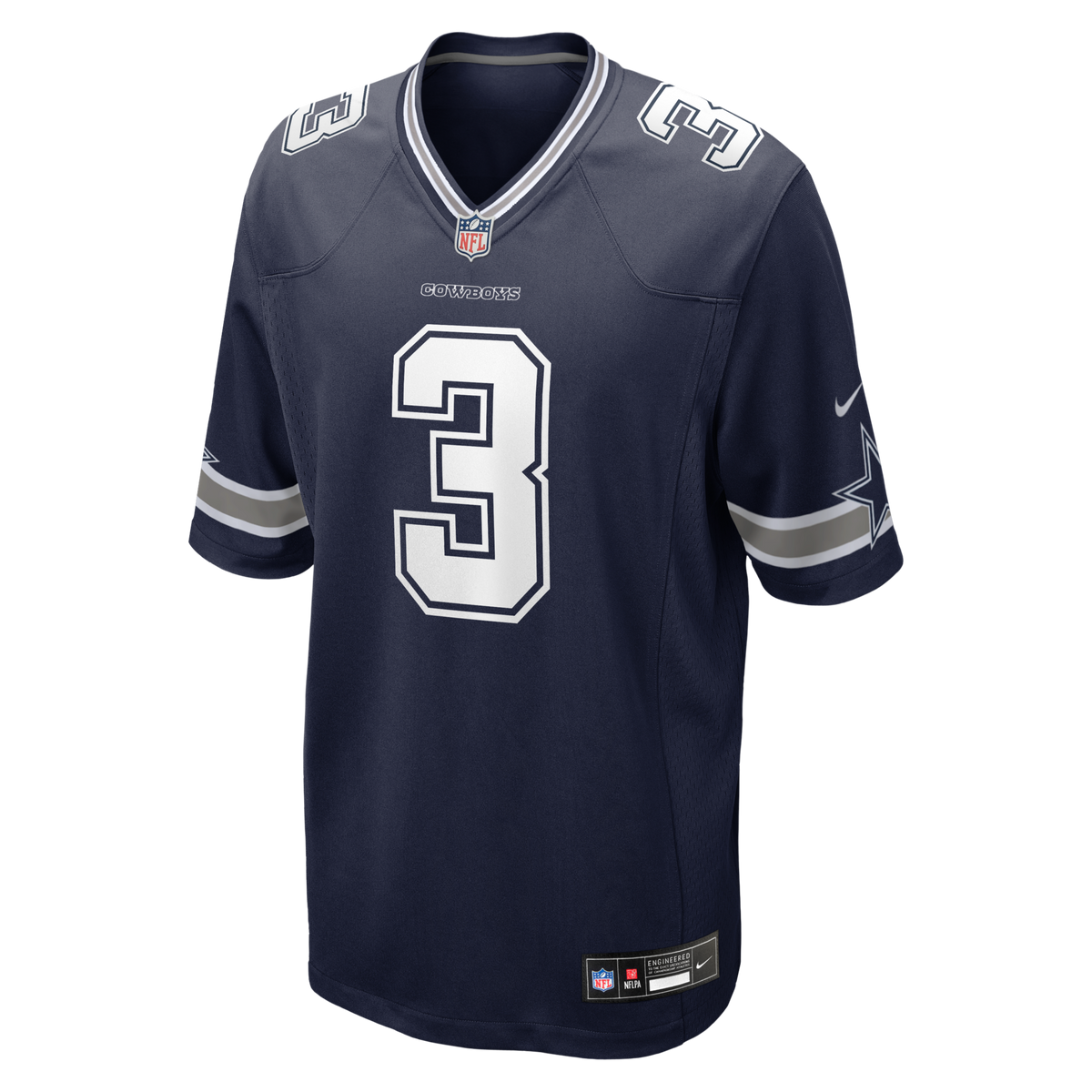 Dallas Cowboys George Pickens Navy Game Football Jersey