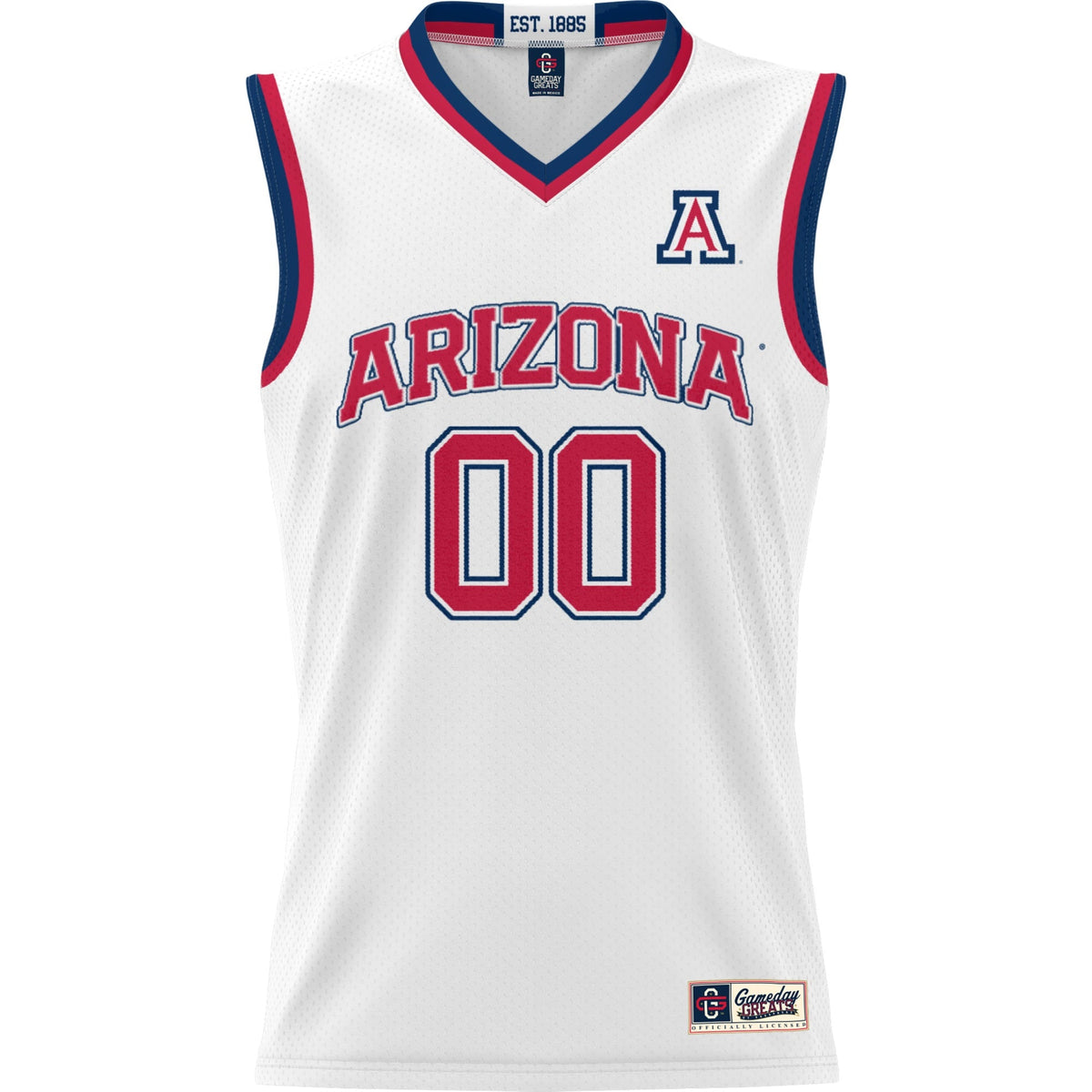 Arizona Wildcats NIL Pick-A-Player Basketball Jersey - White