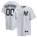 New York Yankees White Home Stadium Custom Baseball Jersey