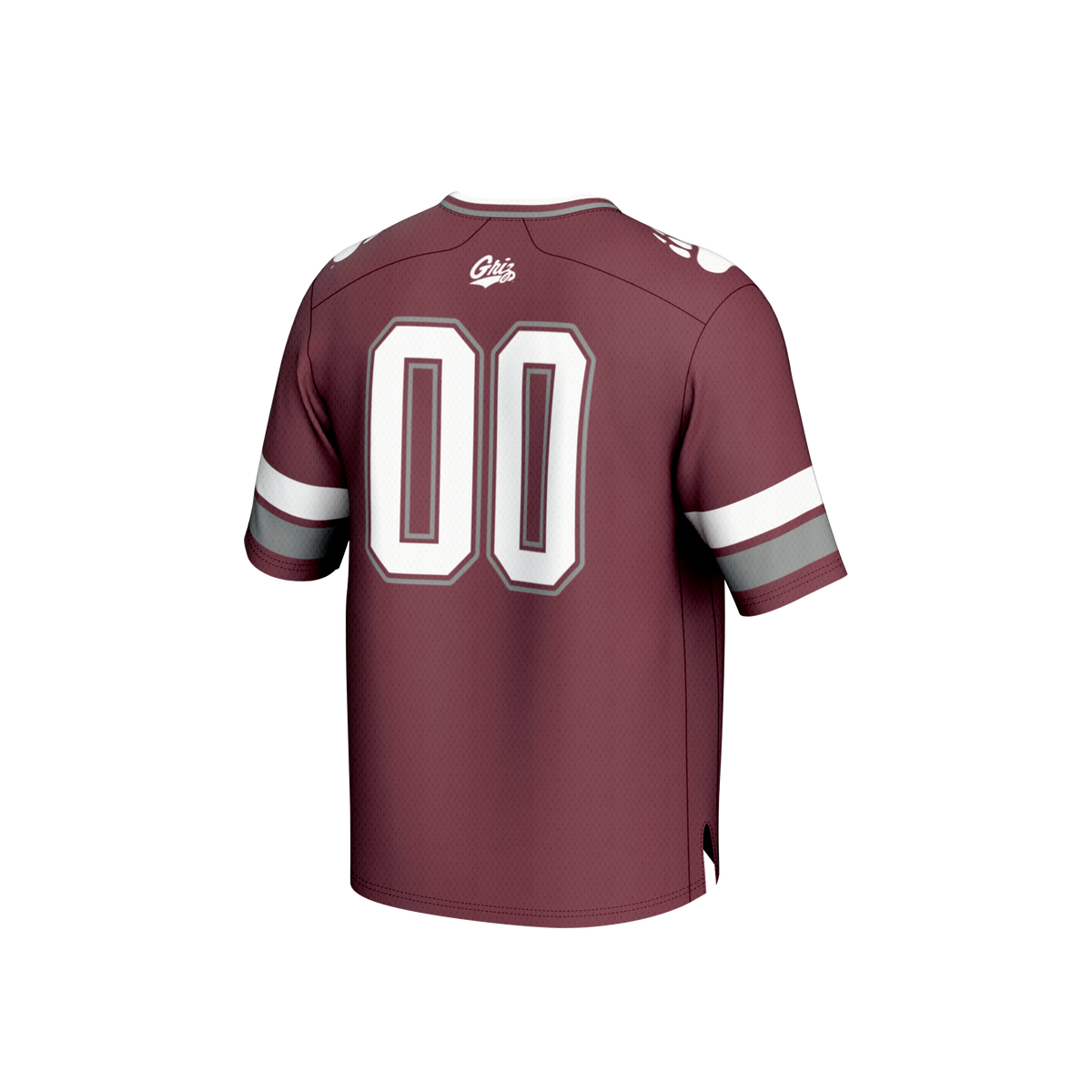 #00 Montana Grizzlies Lightweight Collegiate Football Fashion Jersey - Maroon