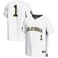 #1 Cal Bears Lightweight Baseball Jersey - White