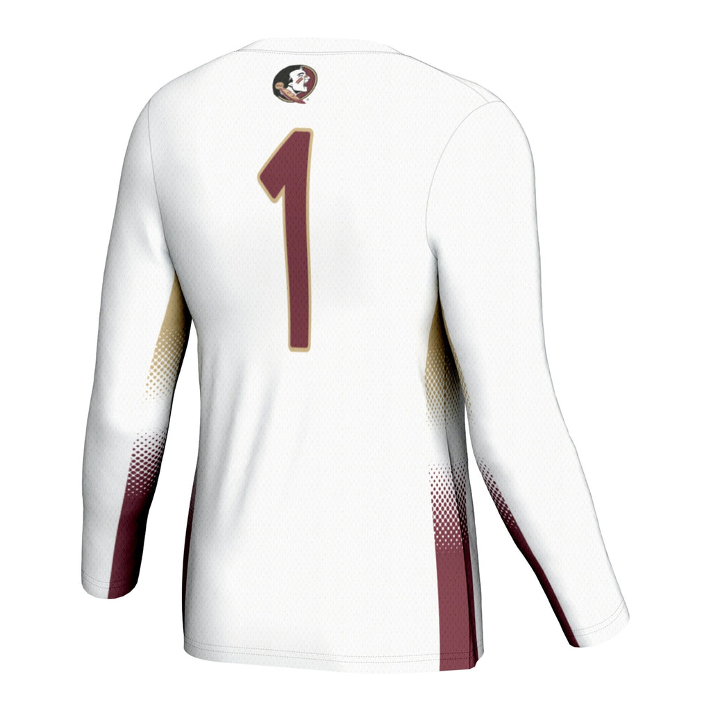 #1 Florida State Seminoles Lightweight Volleyball Jersey - White