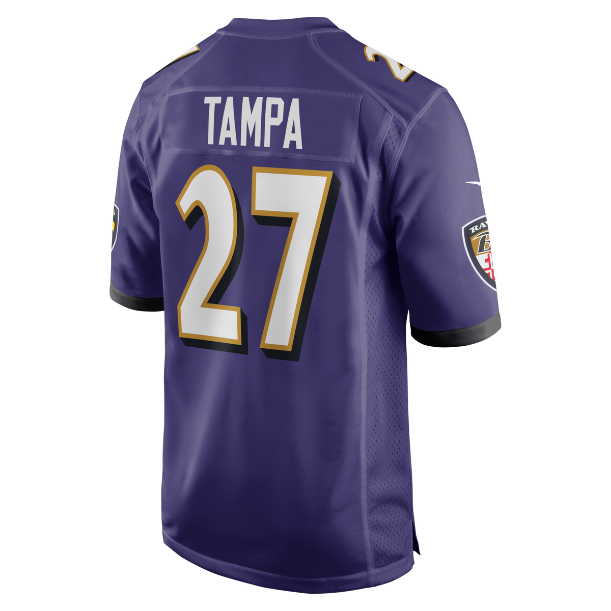 Baltimore Ravens T.J. Tampa Purple Team Game Football Jersey