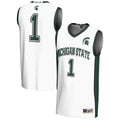 #1 Michigan State Spartans Lightweight Basketball Jersey - White