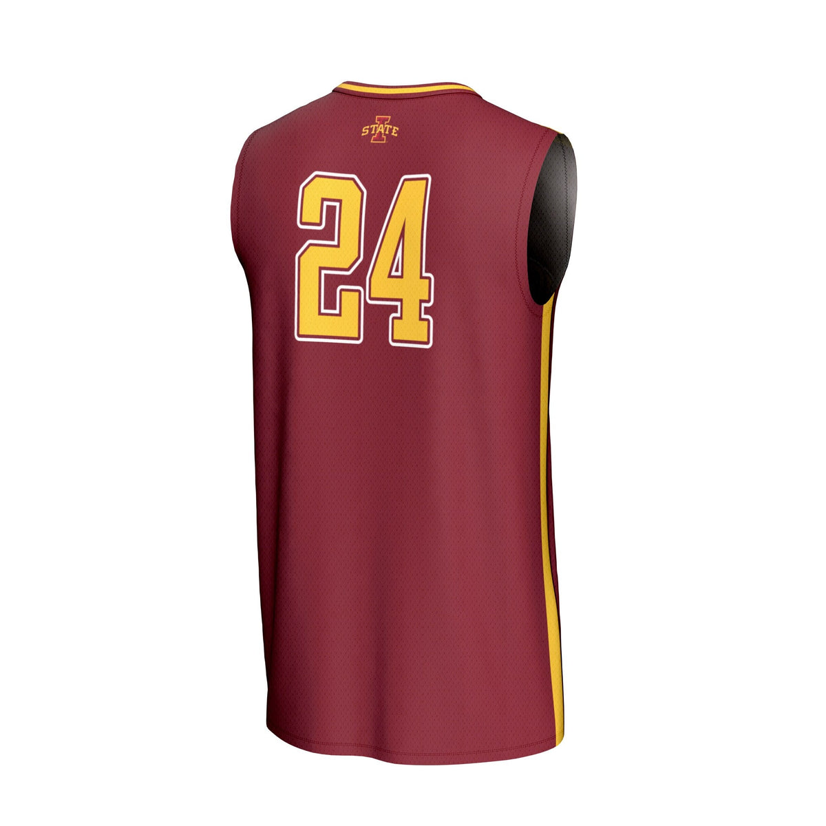 #24 Iowa State Cyclones Lightweight Collegiate Basketball Fashion Jersey - Cardinal