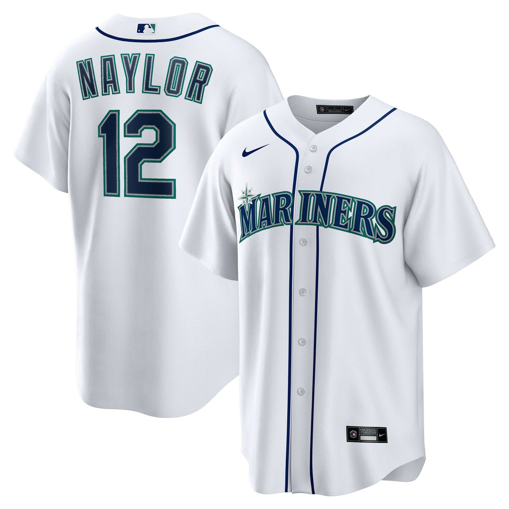 Seattle Mariners Josh Naylor White Home Replica Baseball Jersey