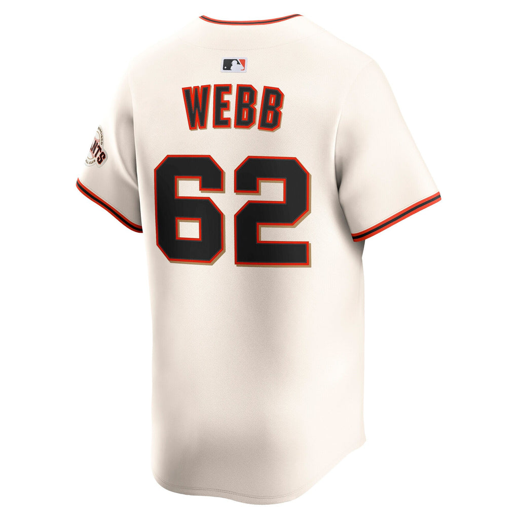 San Francisco Giants Logan Webb Cream Home Limited Player Baseball Jersey