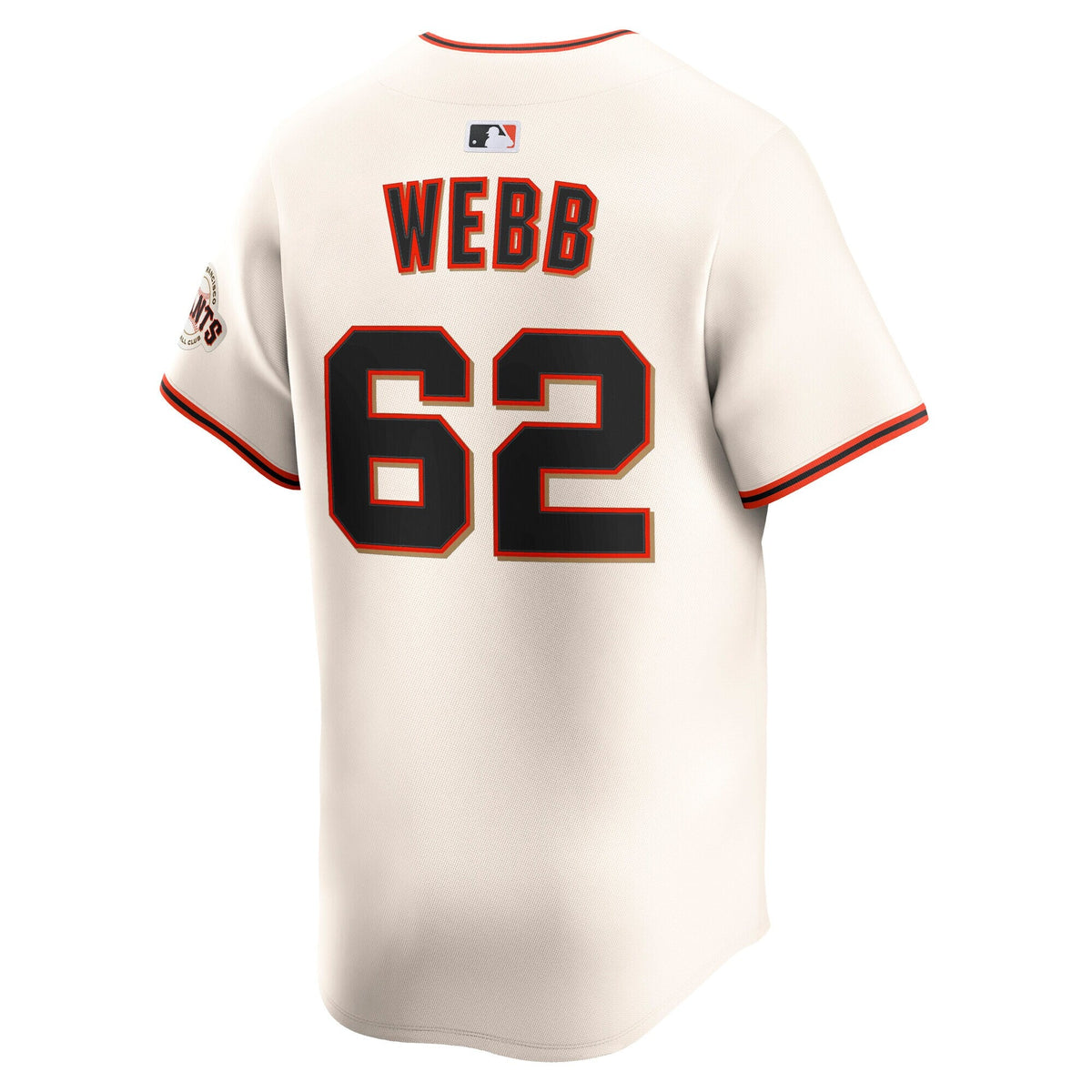 San Francisco Giants Logan Webb Cream Home Limited Player Baseball Jersey