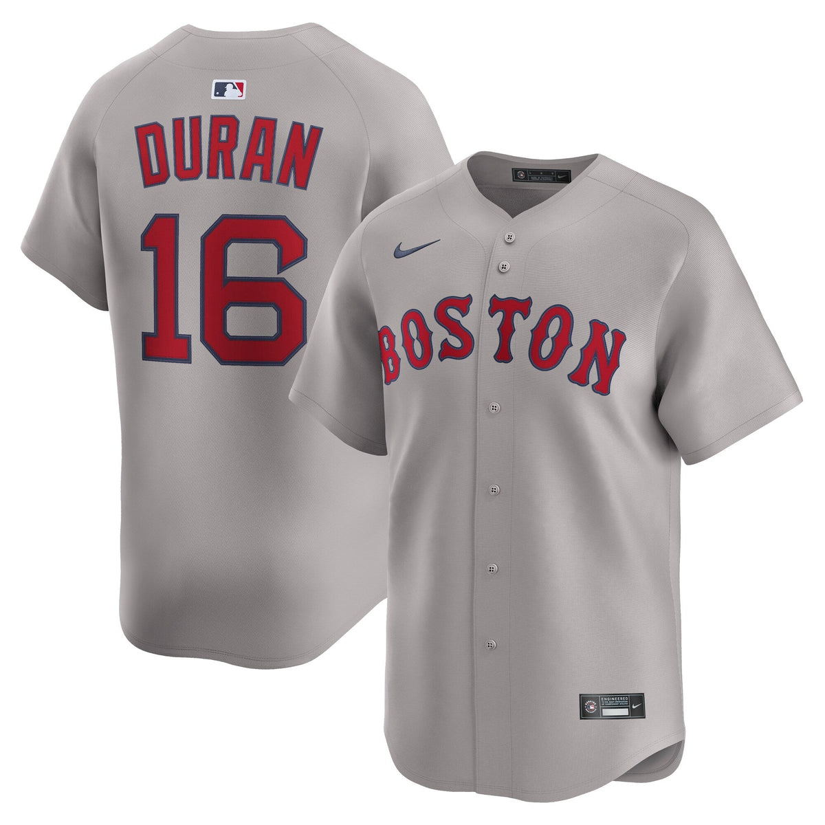 Boston Red Sox Jarren Duran Gray Road Limited Baseball Jersey