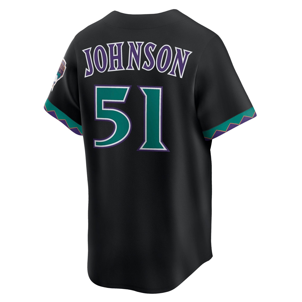 Arizona Diamondbacks Randy Johnson Black Throwback Cooperstown Collection Limited Baseball Jersey