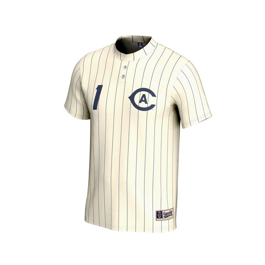White UC Davis Aggies Lightweight Collegiate Baseball Fashion Jersey