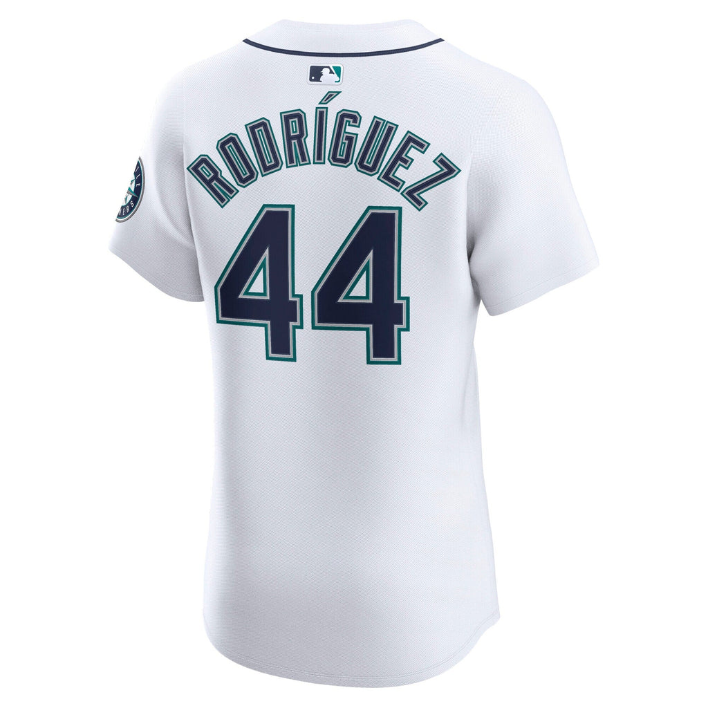 Seattle Mariners Julio Rodríguez White Home Elite Baseball Jersey