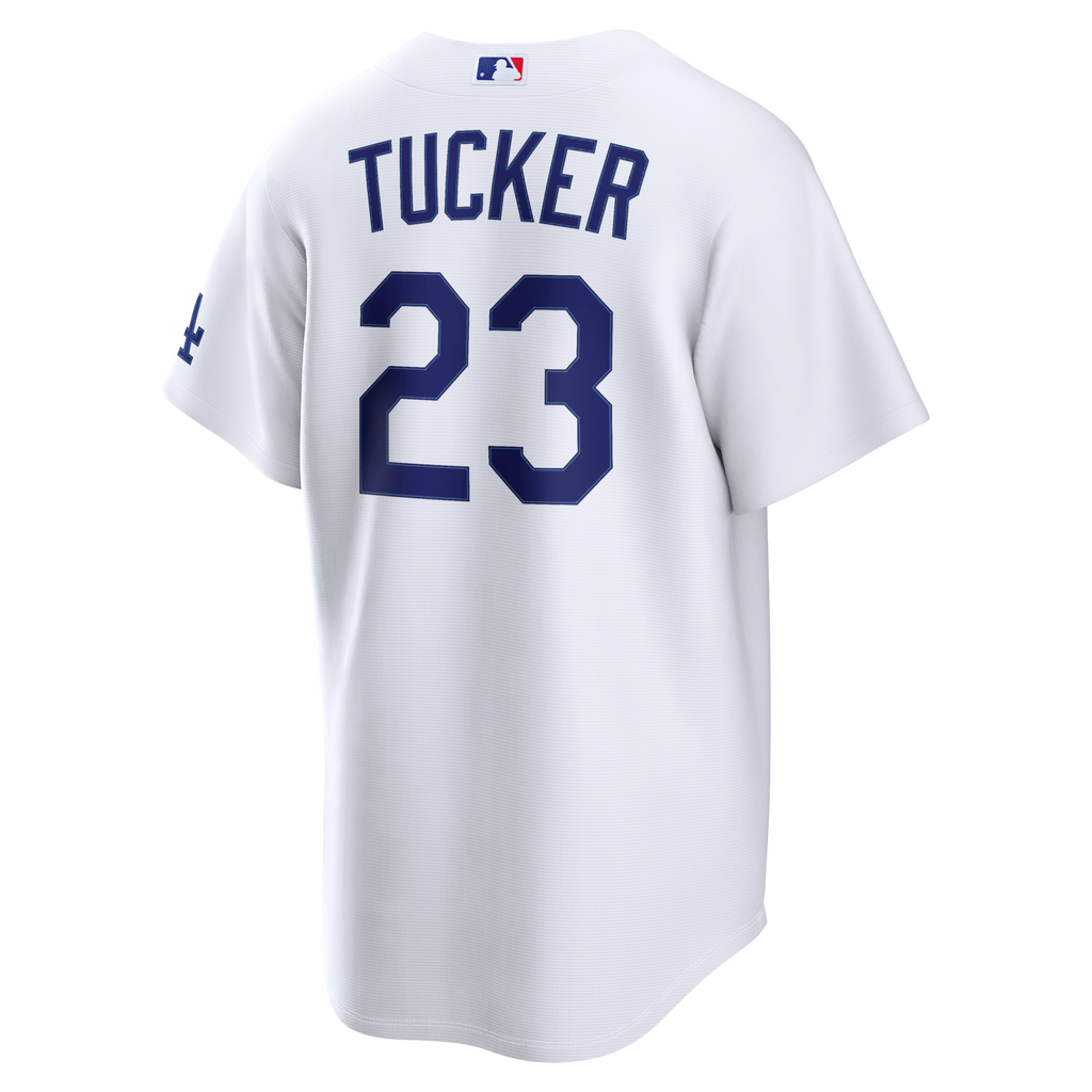 Los Angeles Dodgers Kyle Tucker White Home Stadium Baseball Jersey