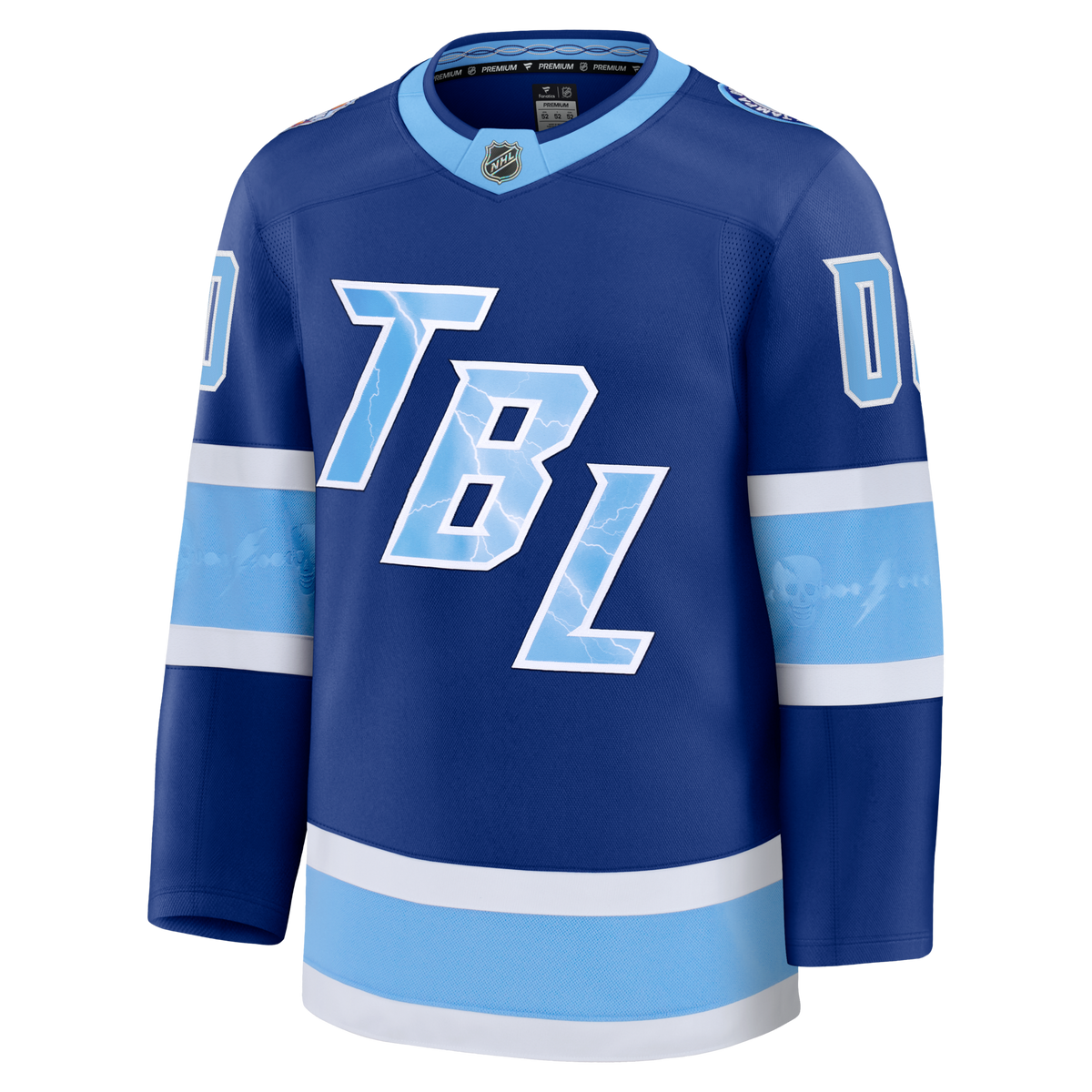 Tampa Bay Lightning Blue 2026 NHL Stadium Series Premium Custom Jersey