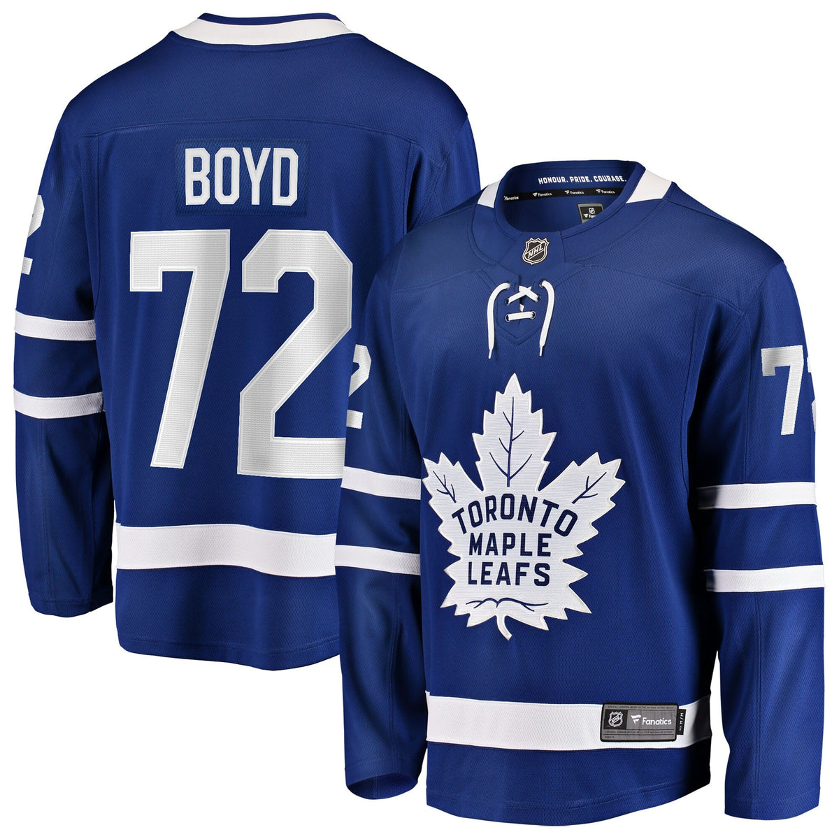 Toronto Maple Leafs Travis Boyd Blue Home Breakaway Hockey Jersey