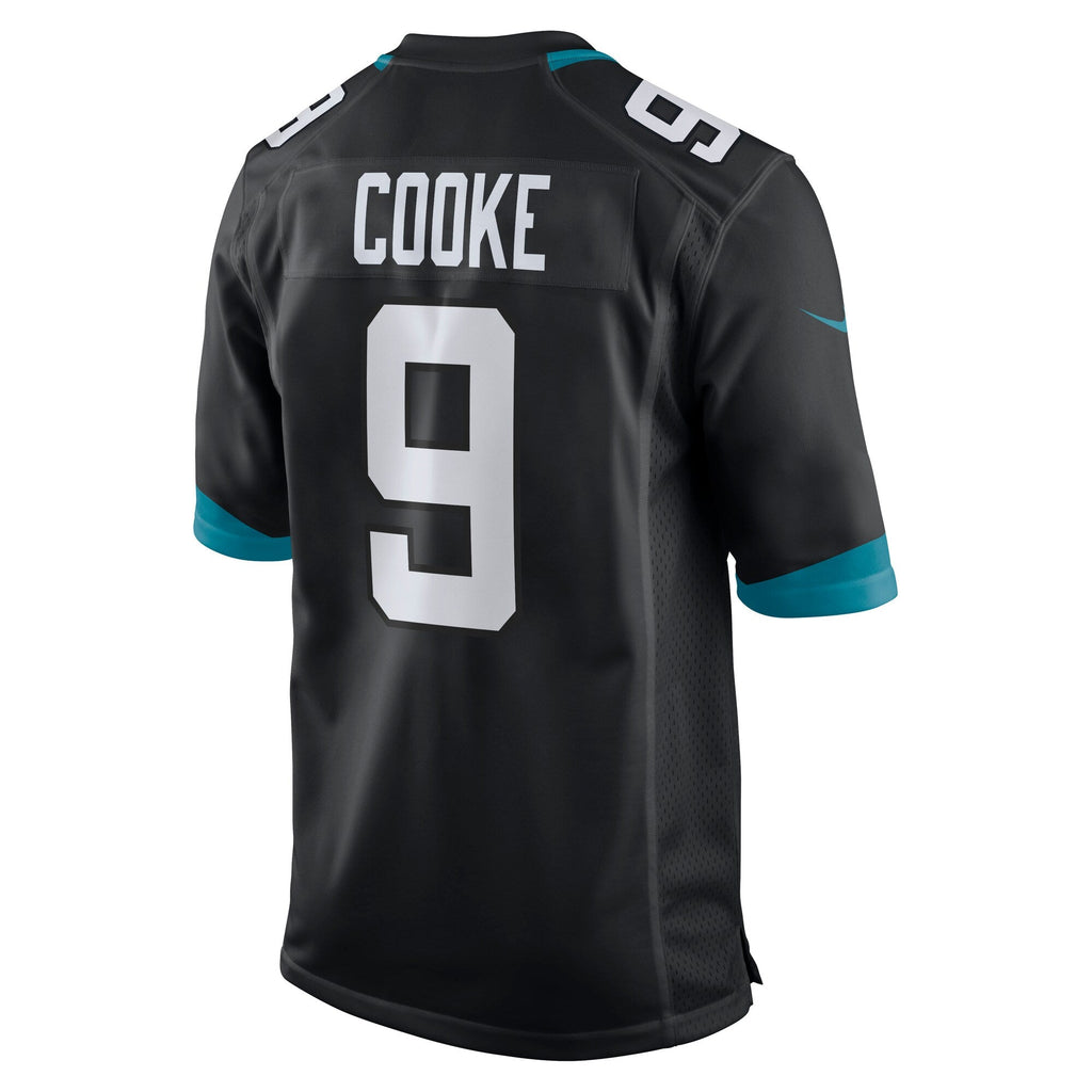 Jacksonville Jaguars Logan Cooke Black Game Football Jersey