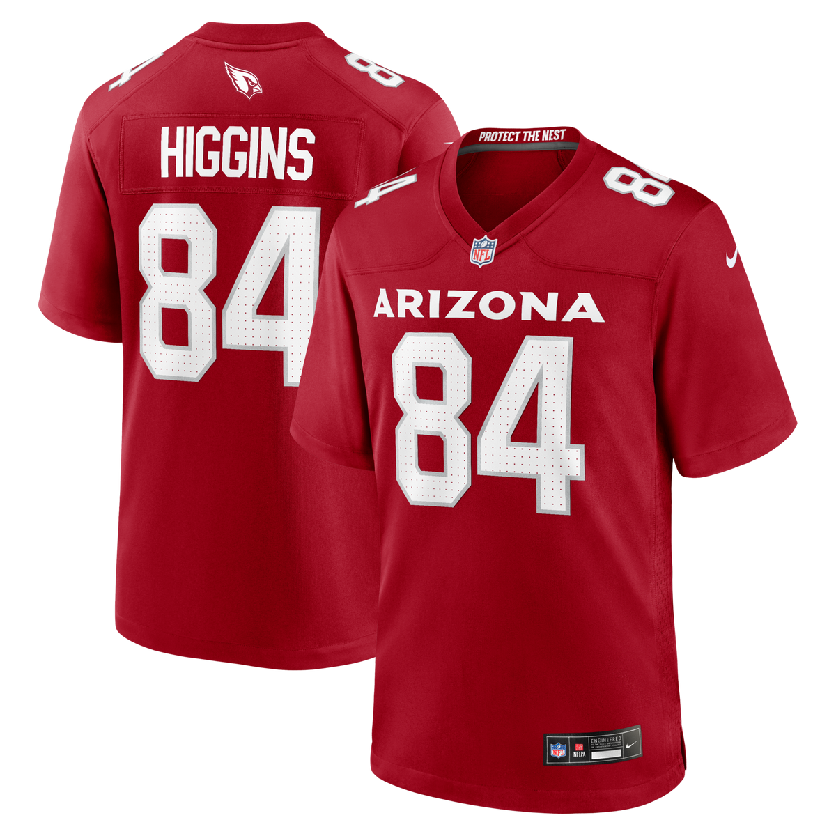 Arizona Cardinals Elijah Higgins Cardinal Team Game Football Jersey