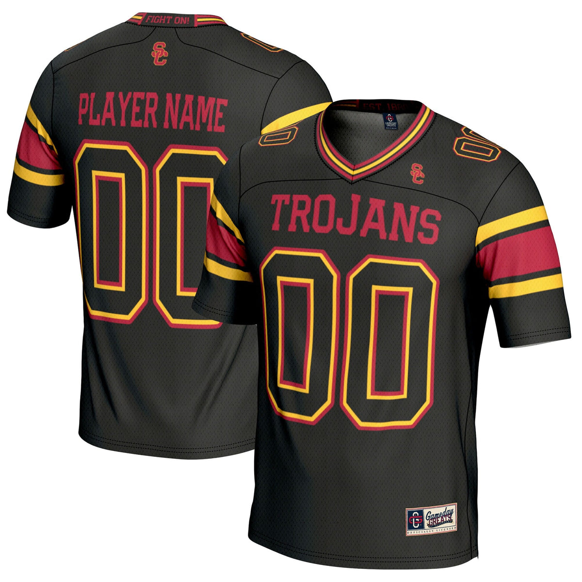 USC Trojans NIL Pick-A-Player Football Jersey - Black