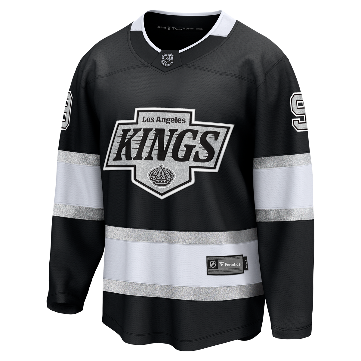 Los Angeles Kings Adrian Kempe Black Home Premier Breakaway Player Hockey Jersey