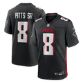 Atlanta Falcons Kyle Pitts Sr. Black Team Game Football Jersey