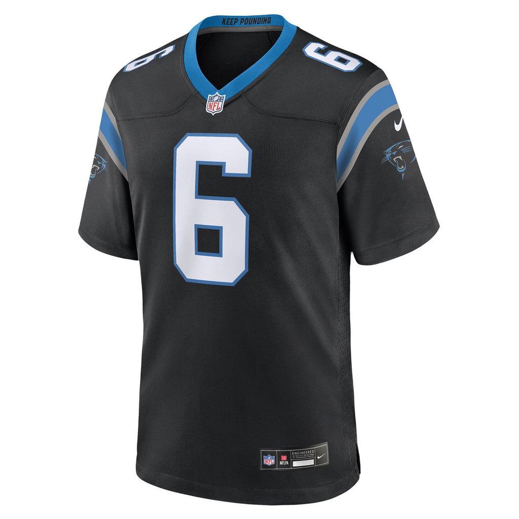Carolina Panthers Sam Martin Black Team Game Football Jersey