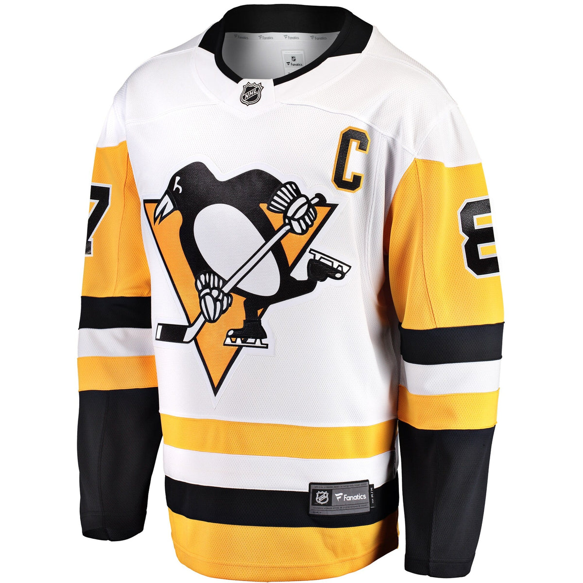 Pittsburgh Penguins Sidney Crosby White Breakaway Hockey Jersey