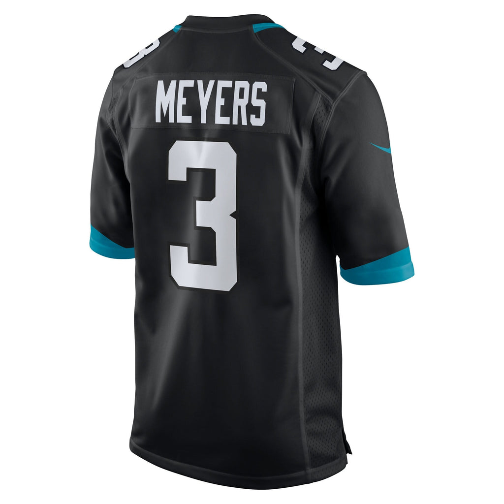 Jacksonville Jaguars Jakobi Meyers Black Alternate Game Football Jersey