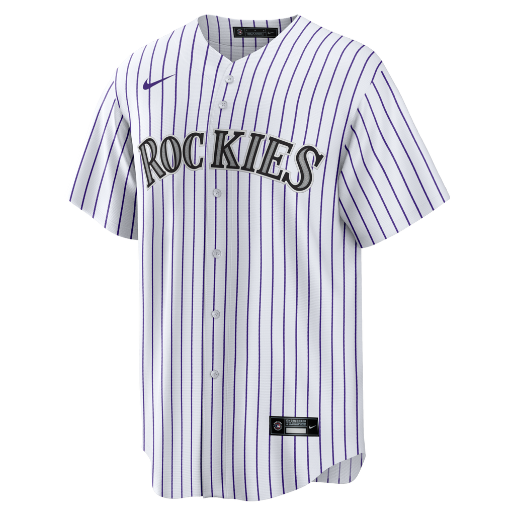 Colorado Rockies White Home Big & Tall Replica Baseball Jersey