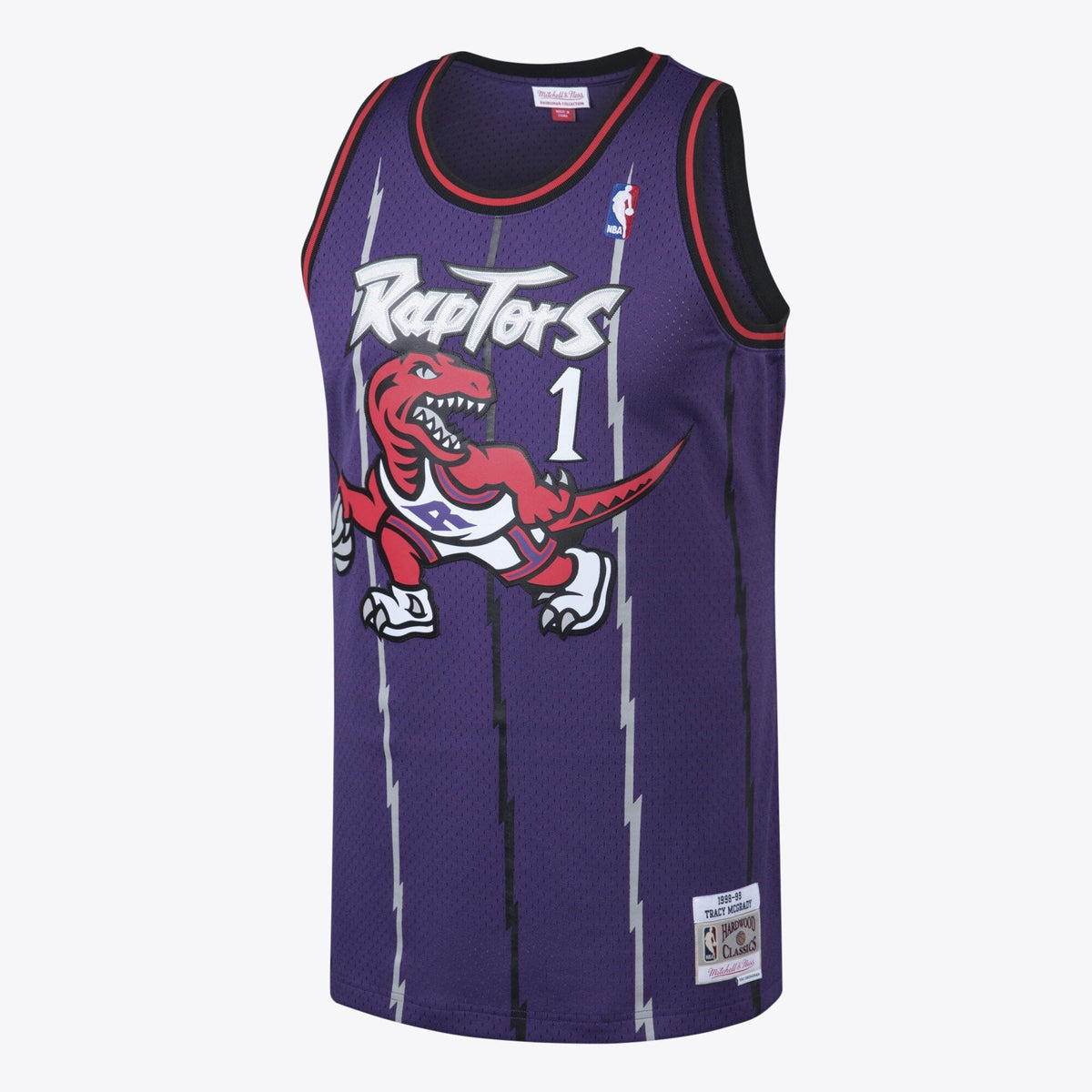Toronto Raptors Tracy McGrady Hardwood Classics Road Swingman Jersey by