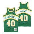 Seattle Supersonics Shawn Kemp Hardwood Classics Road Swingman Jersey