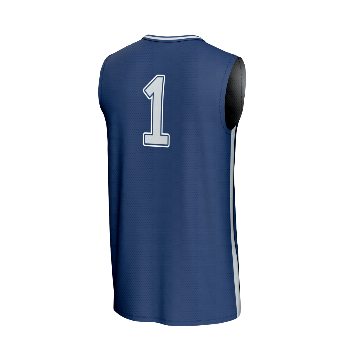 #1 Emory Eagles Lightweight Collegiate Basketball Fashion Jersey - Blue