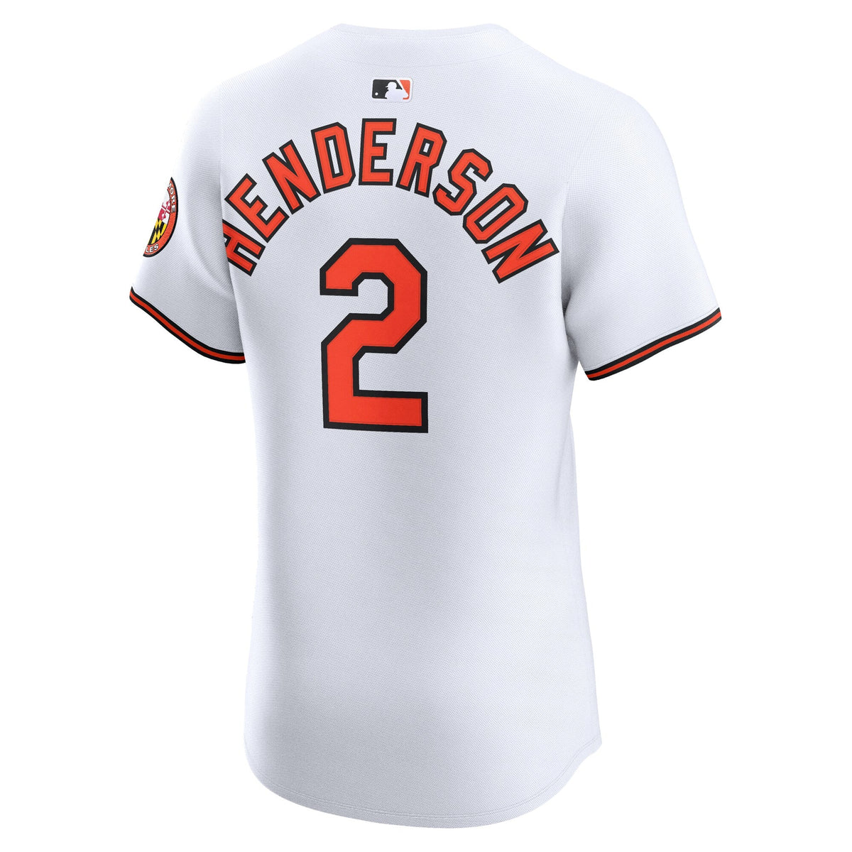 Baltimore Orioles Gunnar Henderson White Home Elite Baseball Jersey