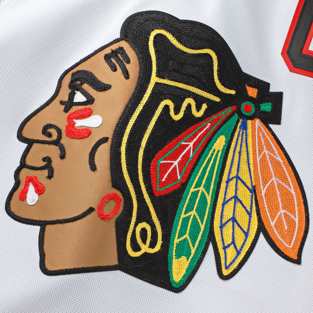 Chicago Blackhawks White Away Premium Custom Jersey
