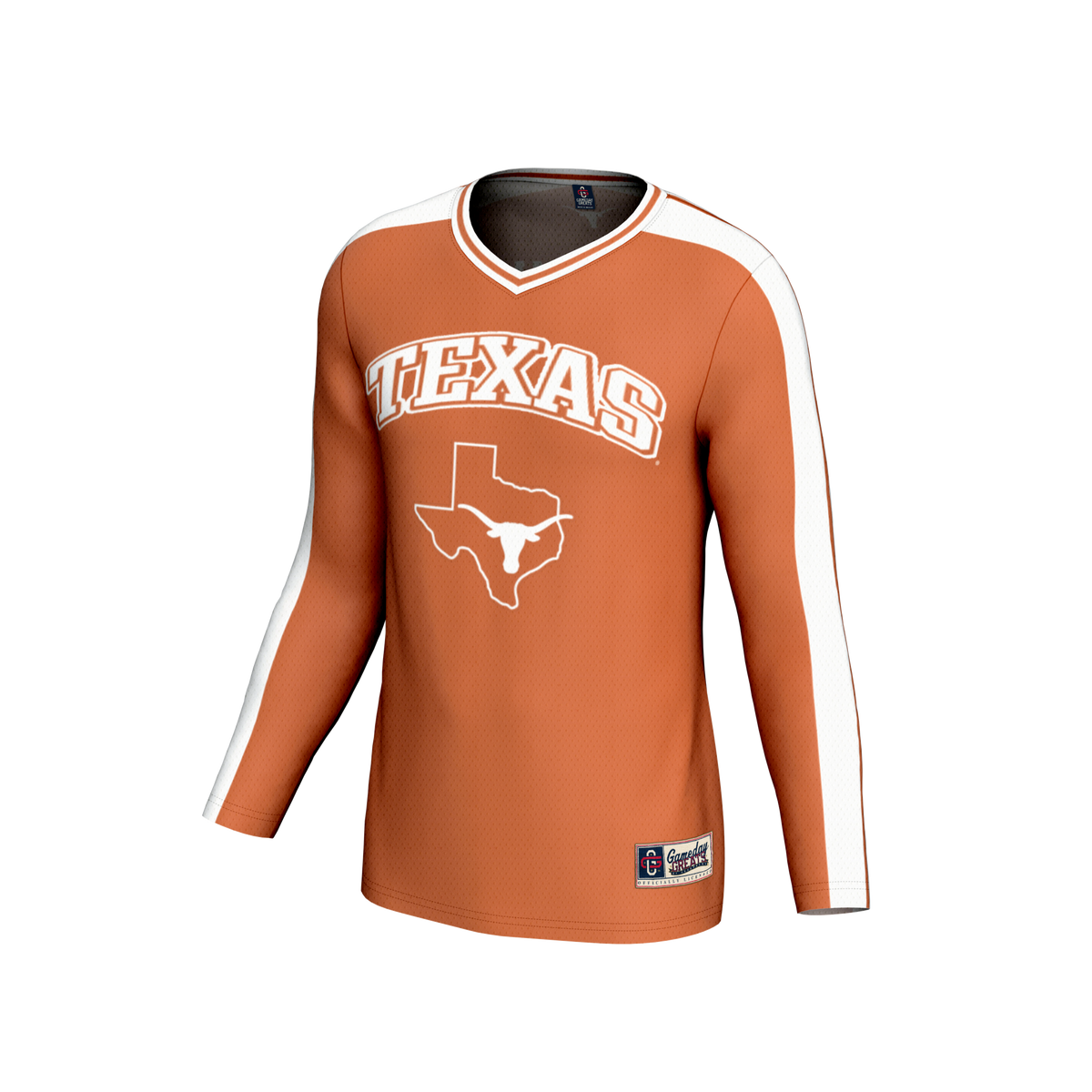 Texas Longhorns NIL Pick-A-Player Lightweight Collegiate Volleyball Fashion Jersey - Texas Orange