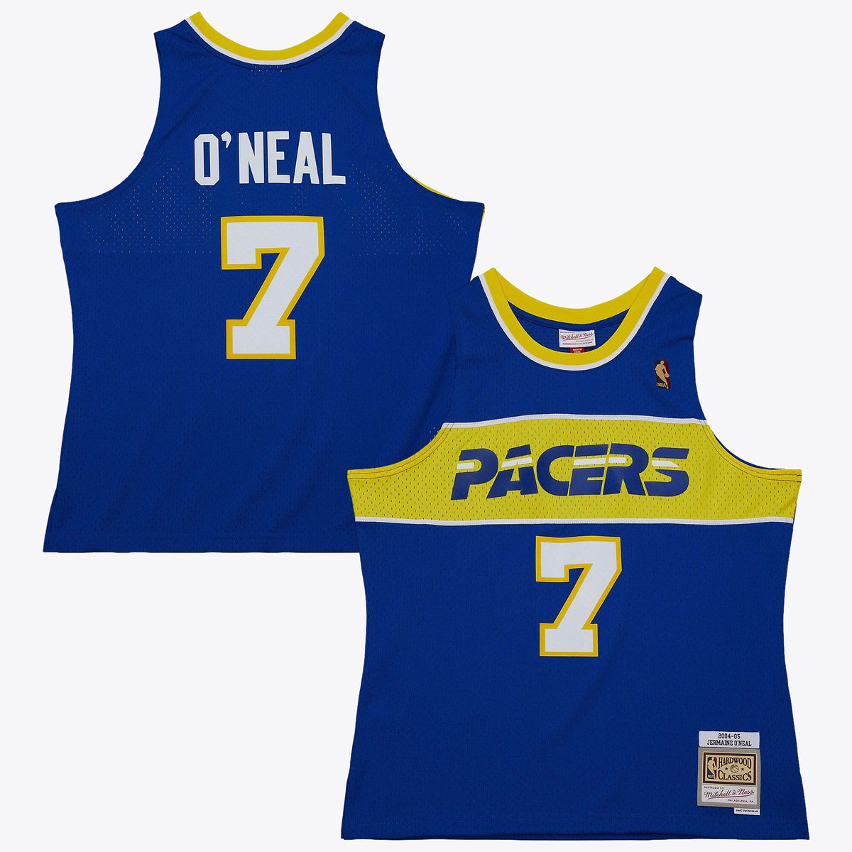 Indiana Pacers Jermaine O'Neal 2004 Hardwood Classics Jersey - Royal Blue