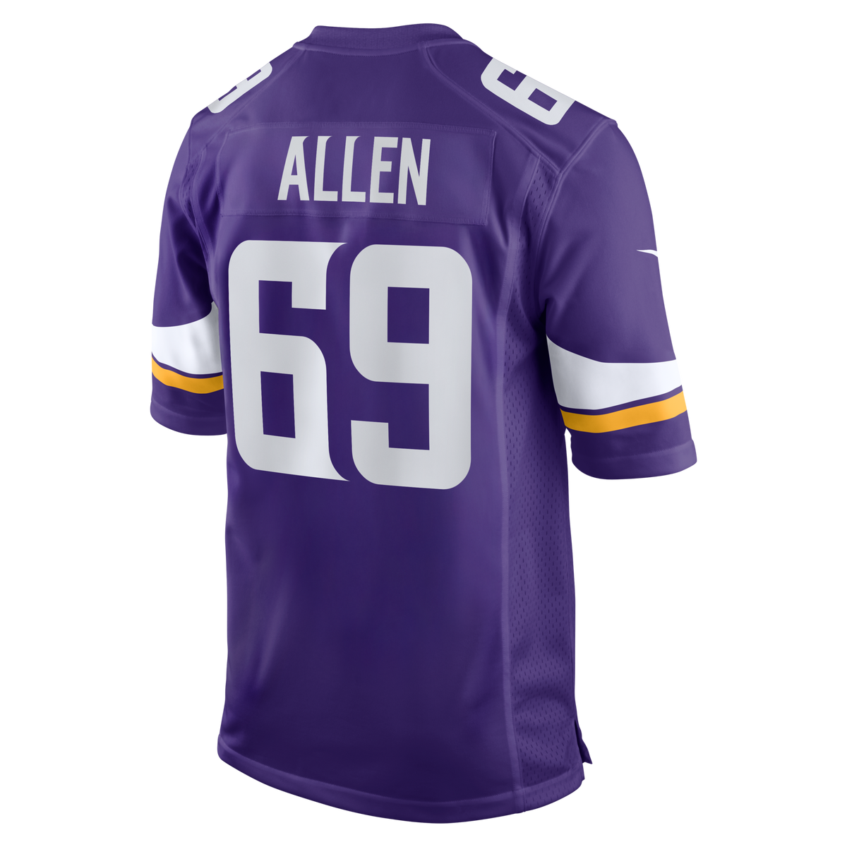 Minnesota Vikings Jared Allen Purple Retired Player Game Football Jersey