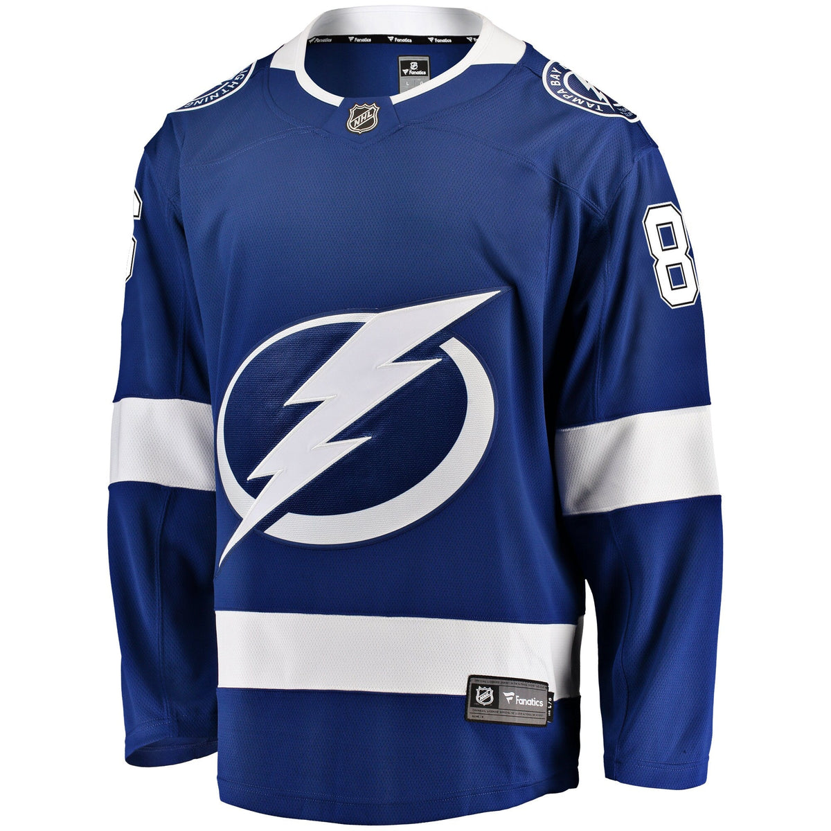 Tampa Bay Lightning Nikita Kucherov Blue Breakaway Hockey Jersey